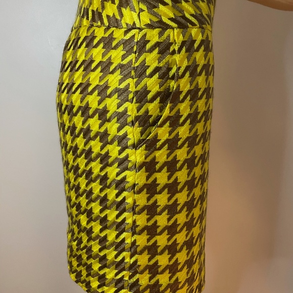 mustard and brown houndstooth Clueless skirt! - Picture 10 of 10